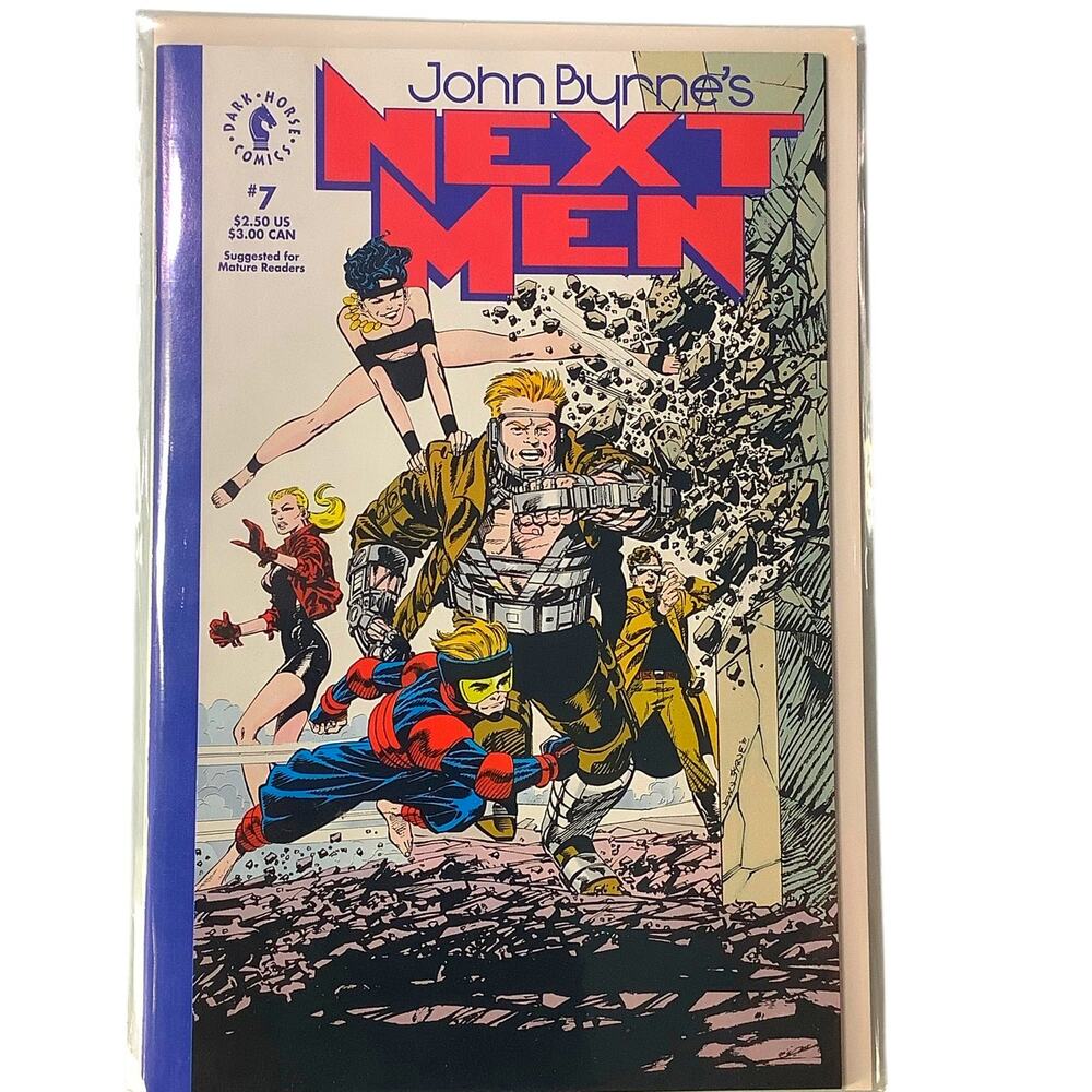Next Men #7, September 1992, Dark Horse Comics, NM 9.4